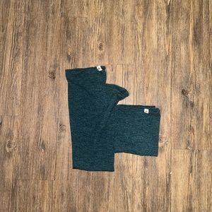 Rubia wear full leg leg warmers